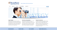 Desktop Screenshot of brandsure.com